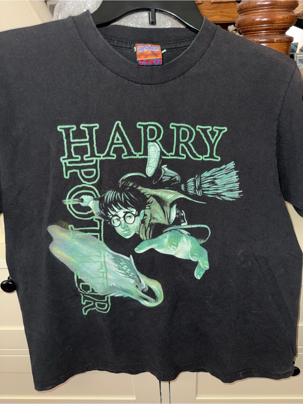 Vtg Y2K Kids Harry Potter Graphic Tee